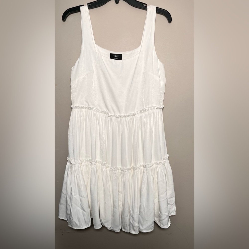 Vici White mini dress size s - Picture 4 of 8